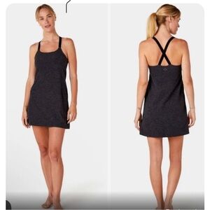 Beyond Yoga dress with spanx shorts underneath